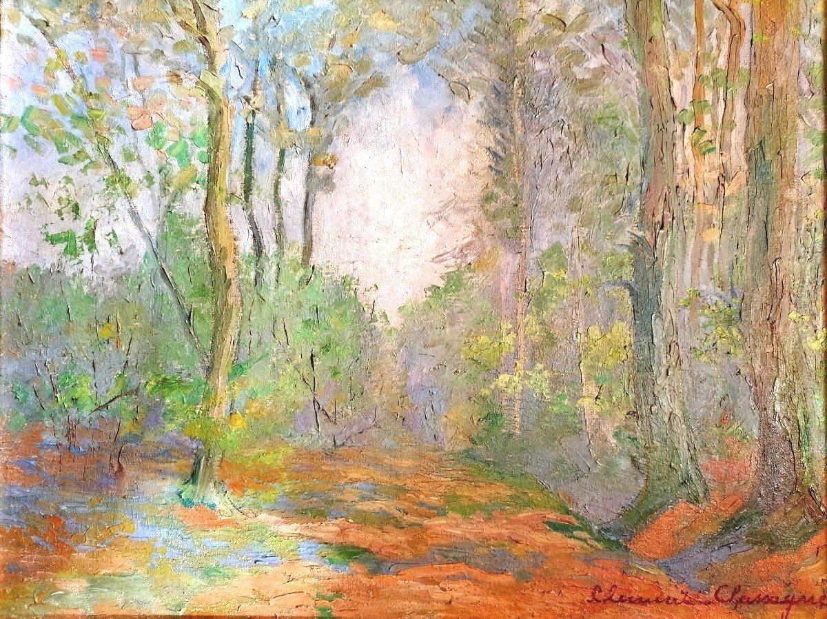 Landscape Clément Chassagne Forest Of Othe 1935