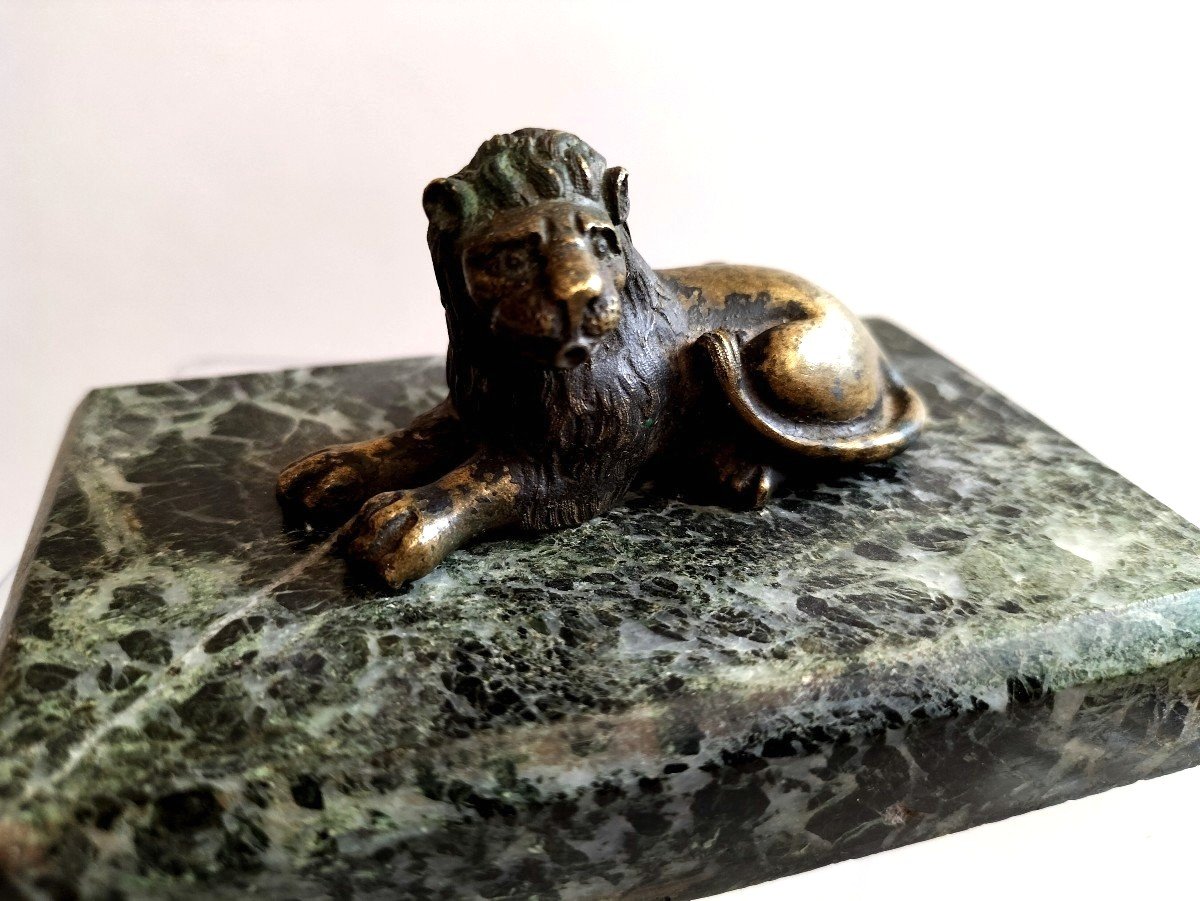 Bronze Lion XVII -th Century-photo-2