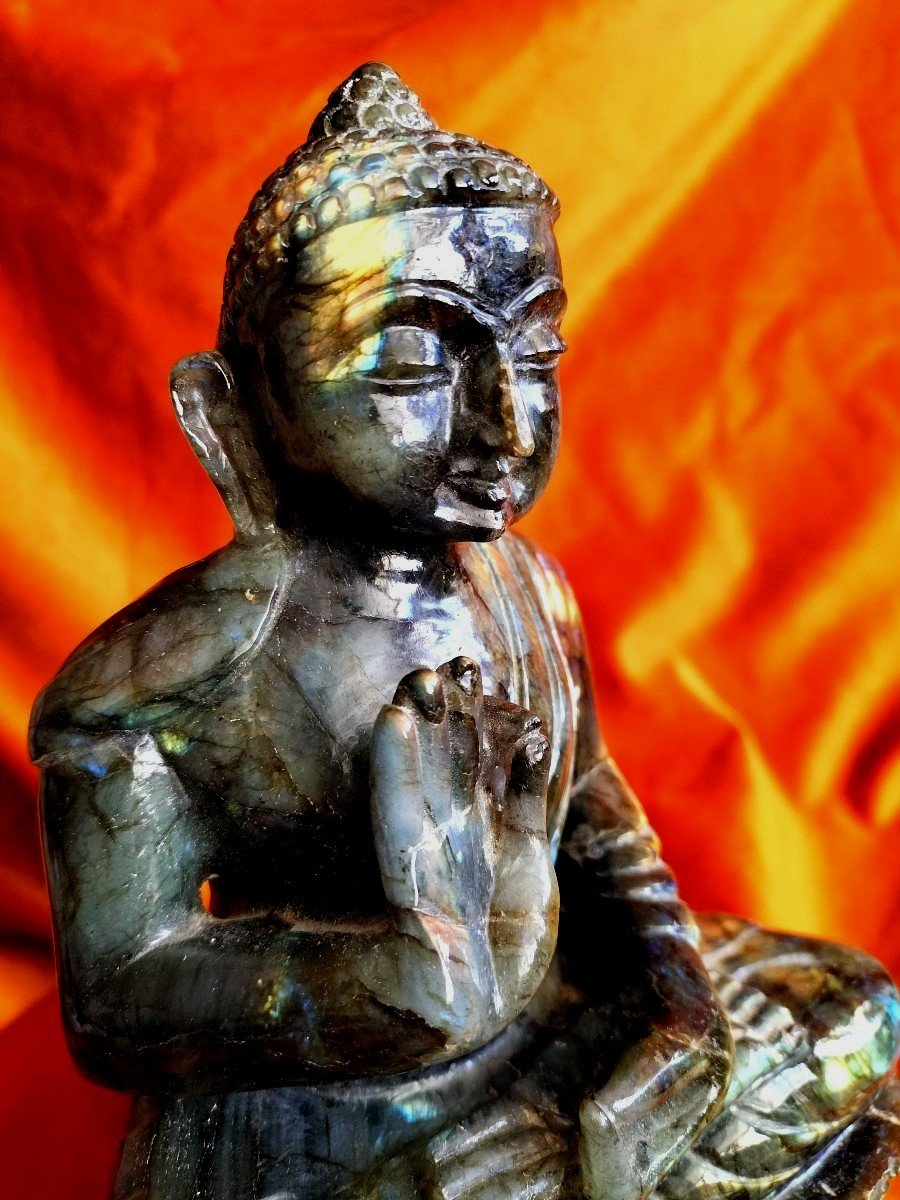 Bouddha En Labradorite-photo-2