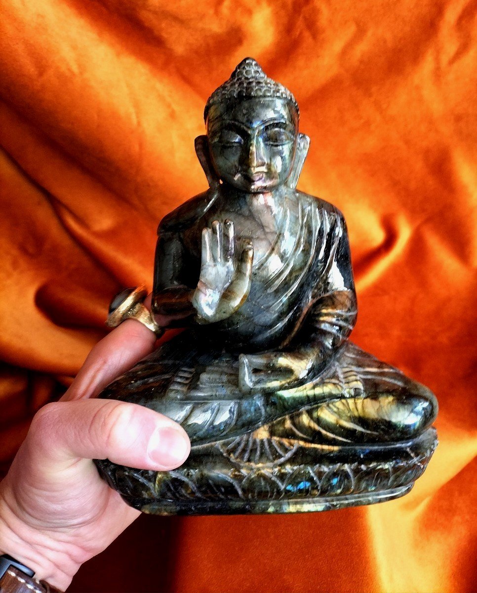 Bouddha En Labradorite-photo-5