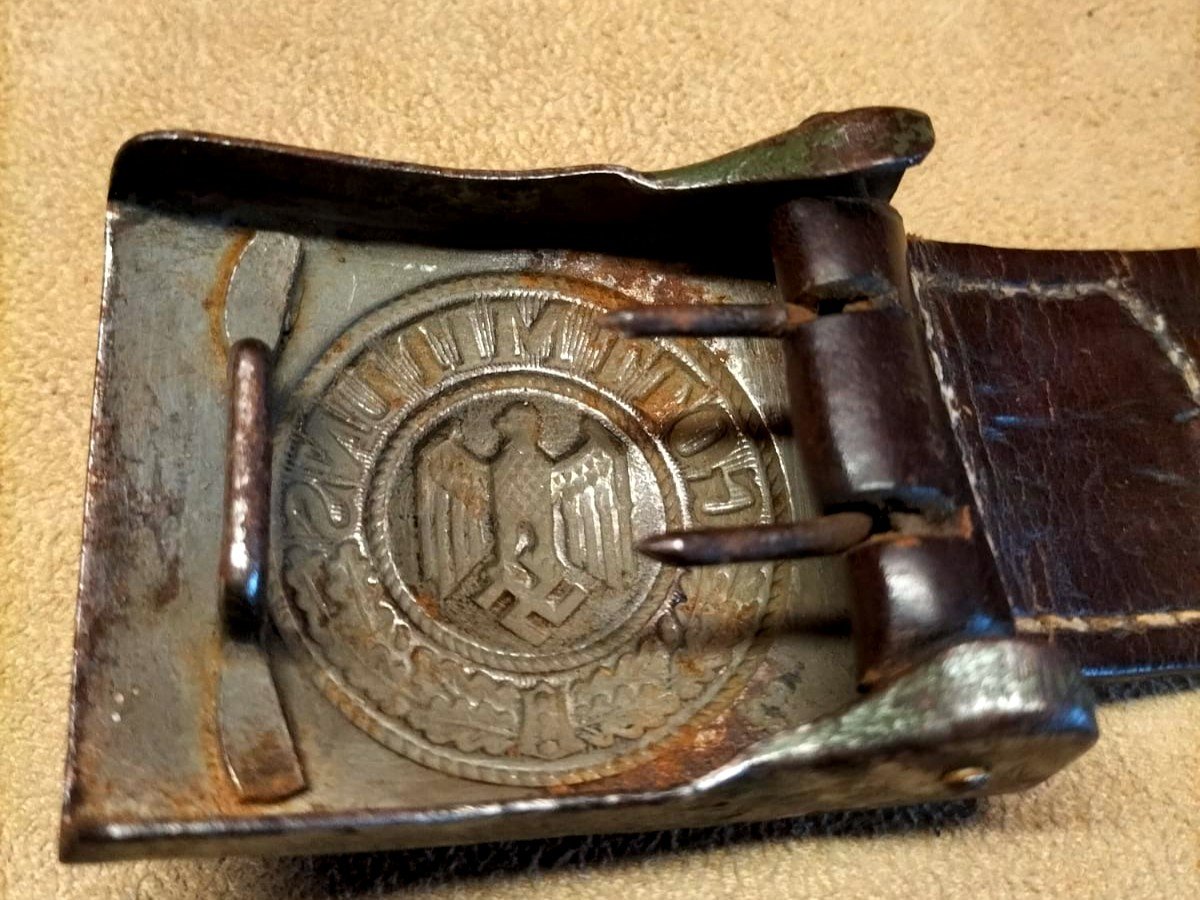 Ww 2 Militaria Afrika Korps Belt-photo-4