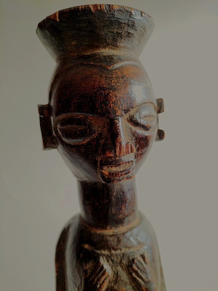 Africa Large Yaka Statuette 1900 Drc-photo-2