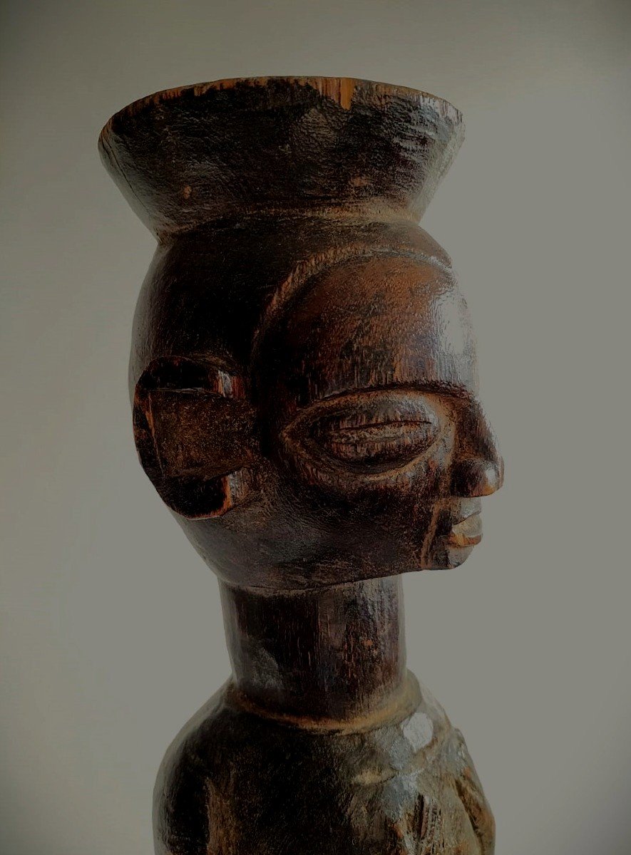 Africa Large Yaka Statuette 1900 Drc-photo-2