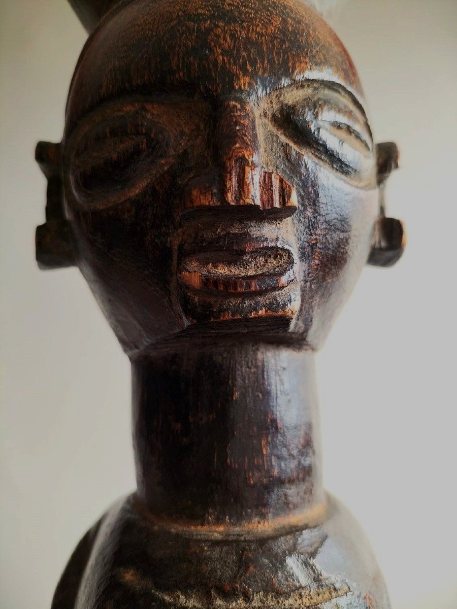 Africa Large Yaka Statuette 1900 Drc-photo-3