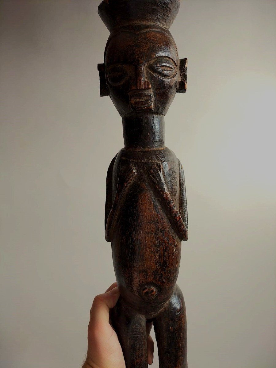 Africa Large Yaka Statuette 1900 Drc-photo-7