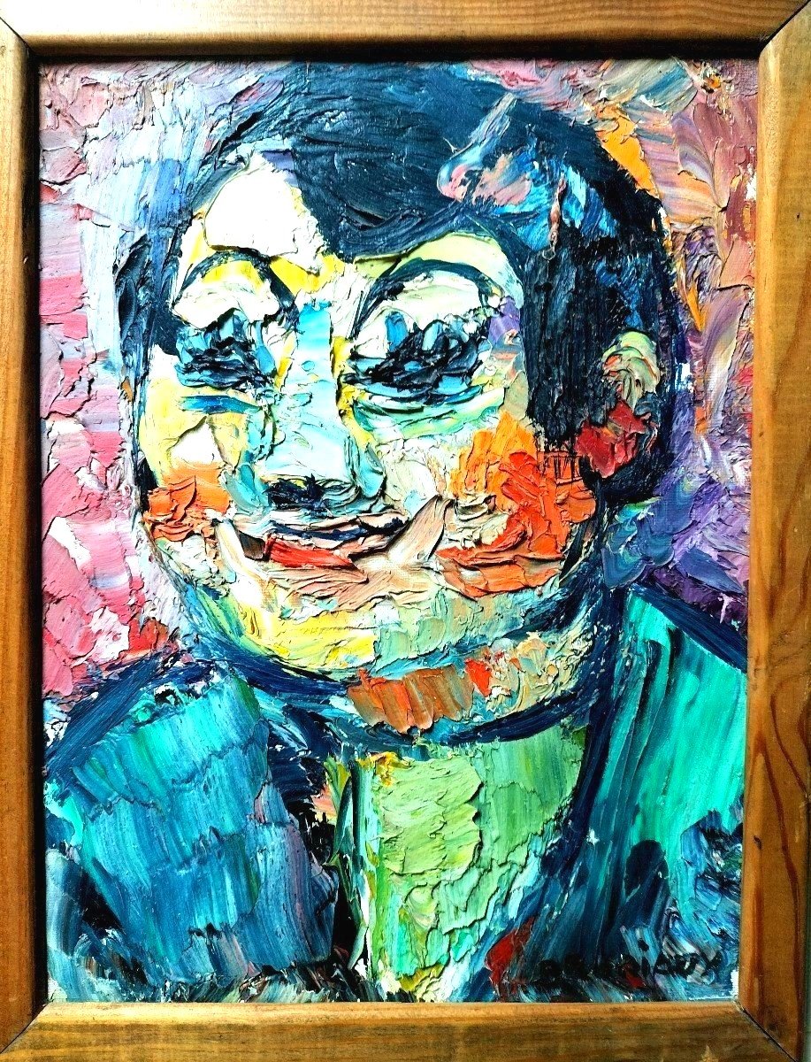 Expressionist Materialist Portrait 