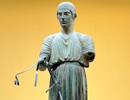 Large Bust Of A Charioteer Of Delphi-photo-4