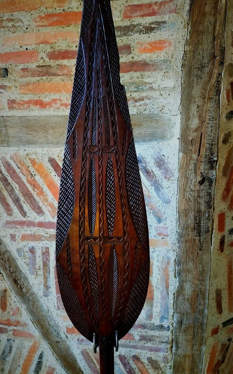 Pair Of Amazonian Ceremonial Paddles 1920-photo-3