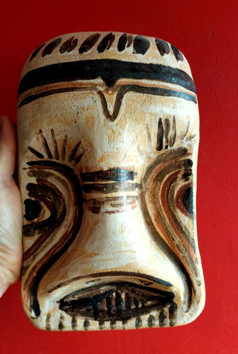 Ceramic Grotesque Mask  