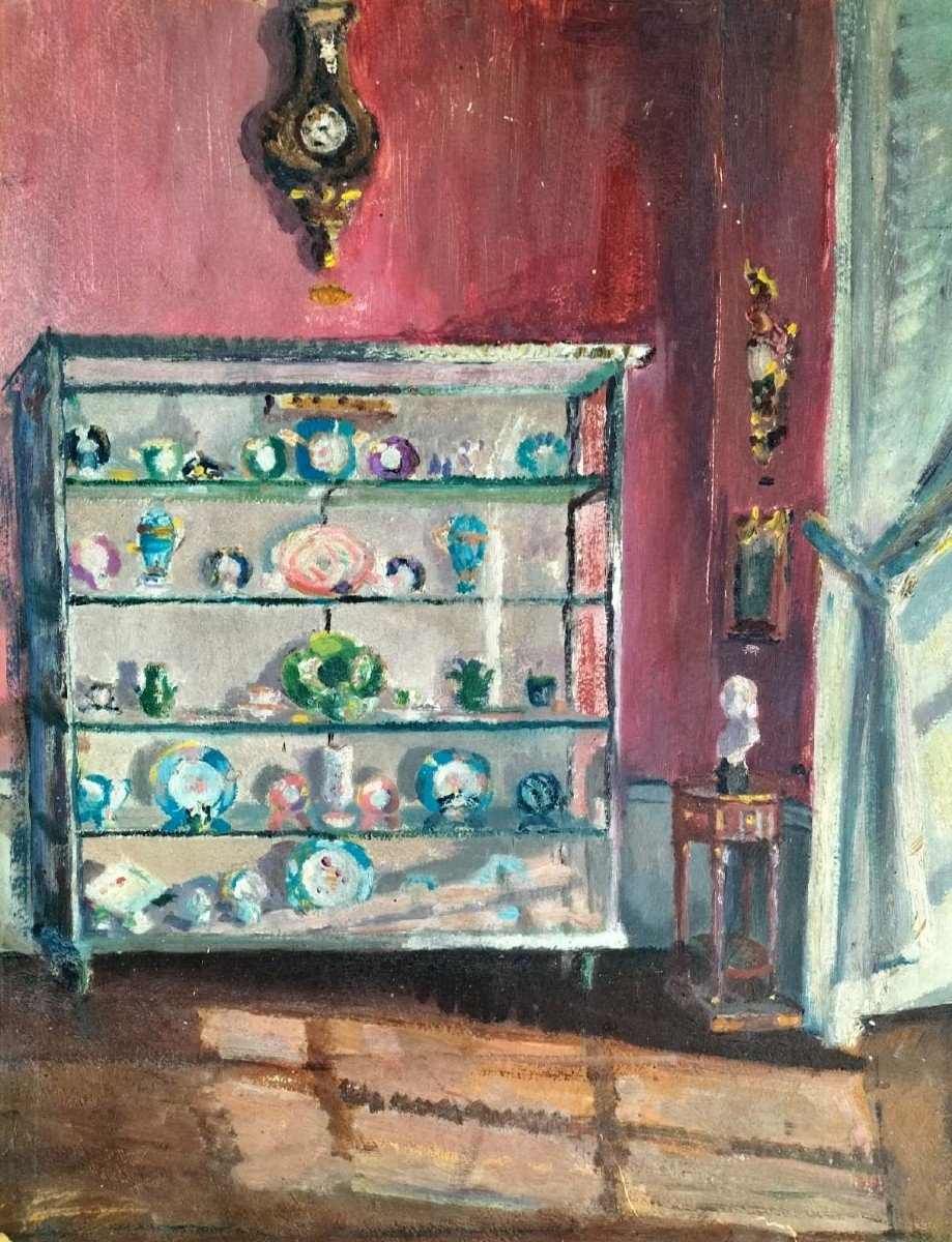 Interior Scene The Collector's Showcase 1910