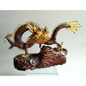 Chine Dragon Cloisonn&eacute; 