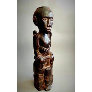 Large Royal Statue Kuba Drc