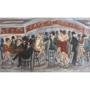 Caf&eacute; De Paris Ann&eacute;es Folles 1920