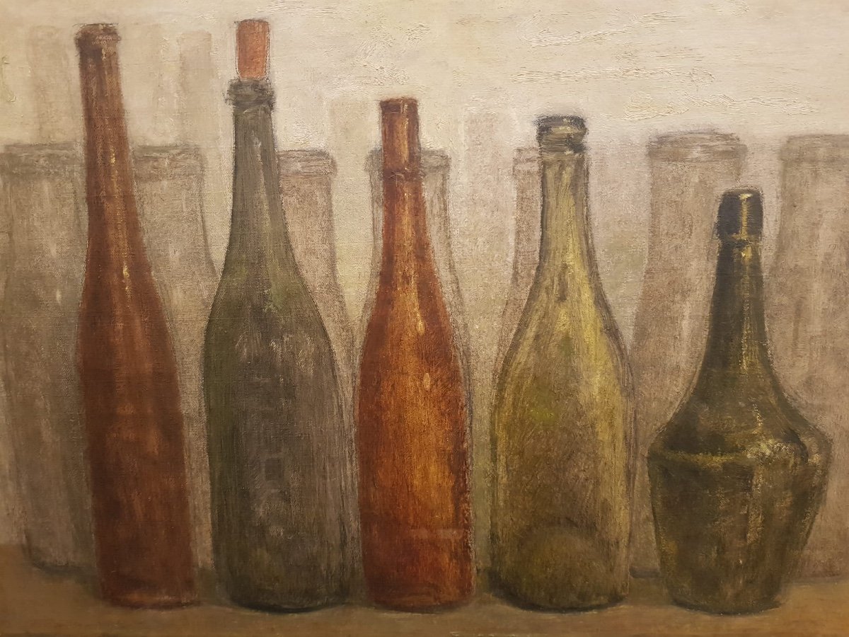 De Selva, Still Life With Bottles, Twentieth