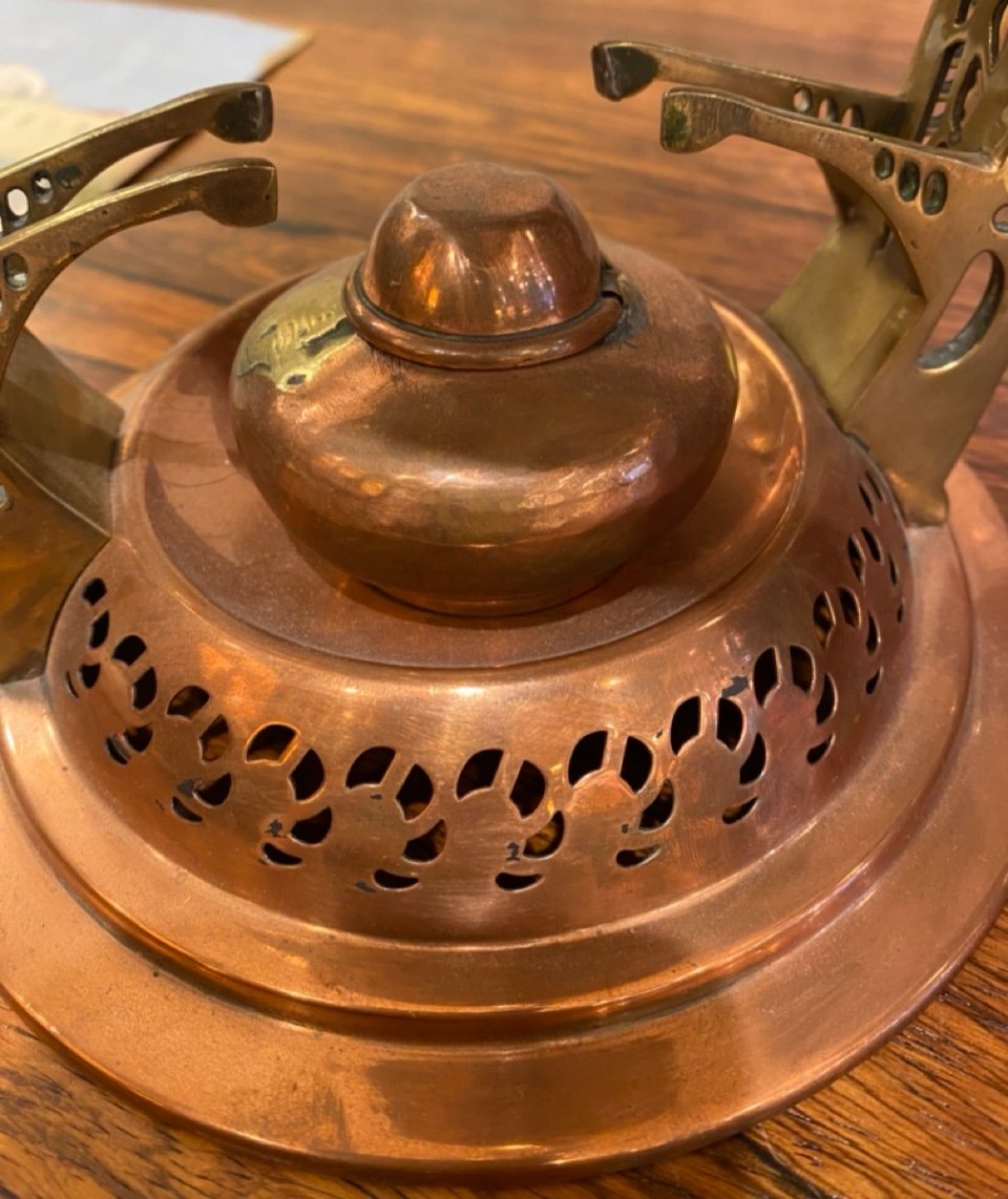 Art Nouveau Copper Teapot-photo-1