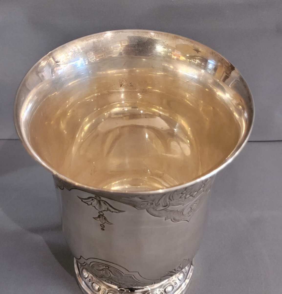 Sterling Silver Tulip Tumbler Ravinet d'Enfert-photo-4