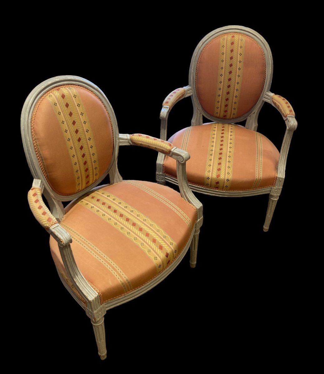 Pair Of Louis XVI Armchairs