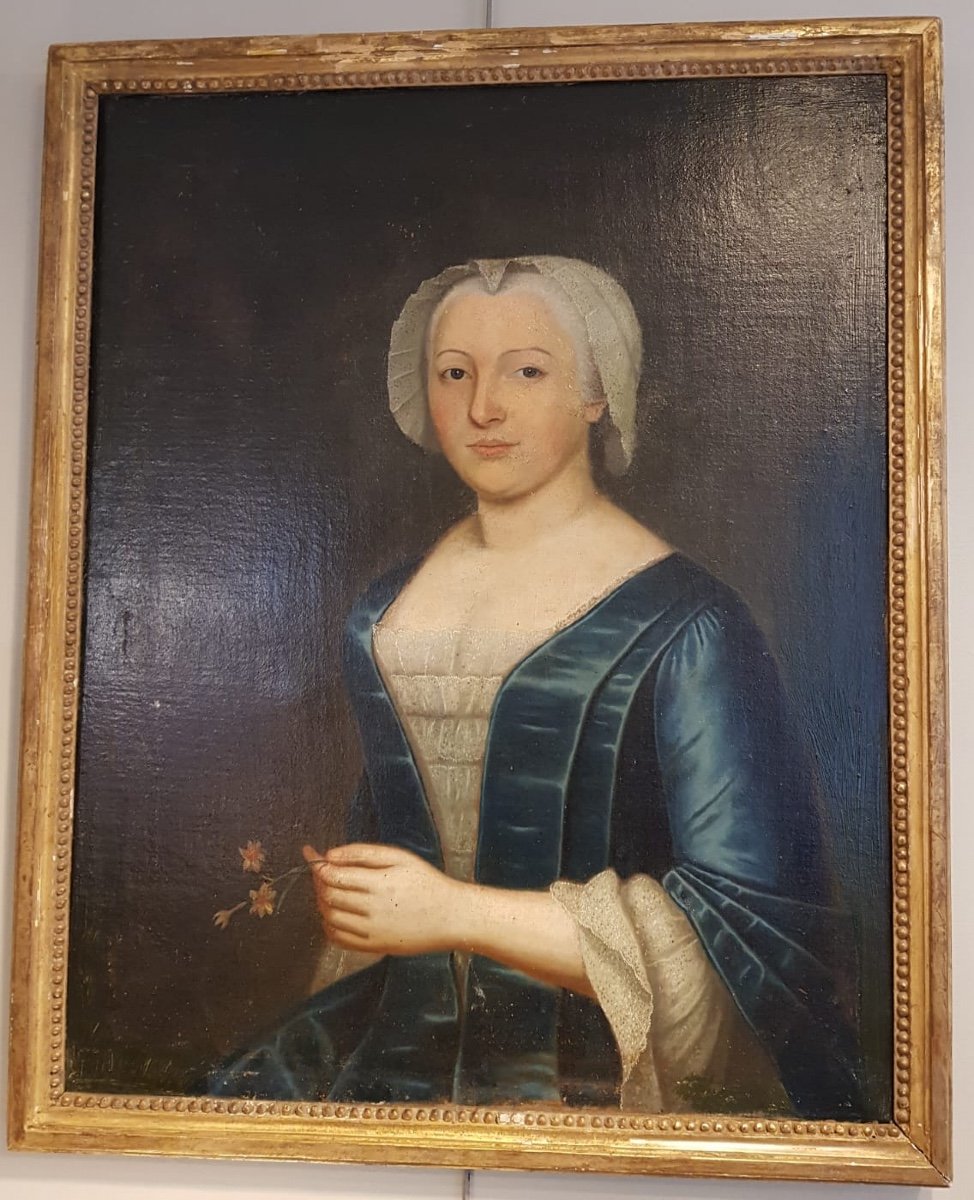 Portrait Of A Woman, 18th Century-photo-2