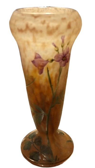 Daum Nancy, Violet Vase, 20th Century. -photo-6