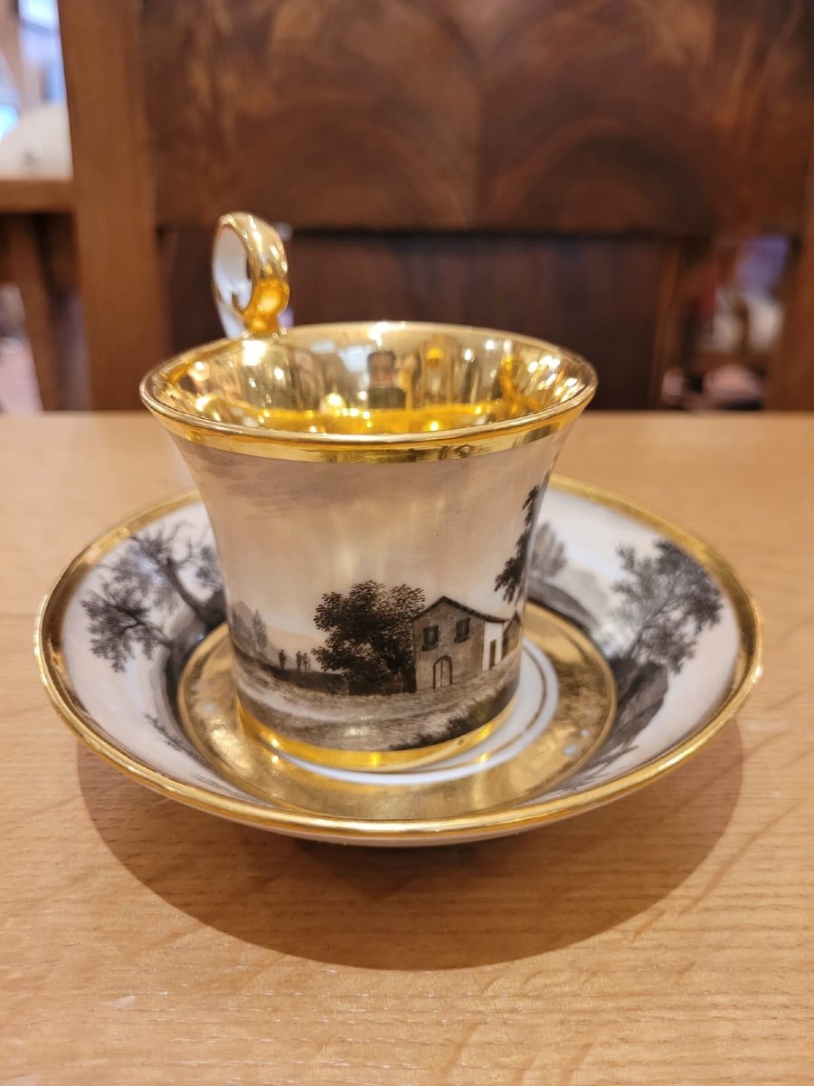 Dagoty, Cup With Landscape Decor-photo-2