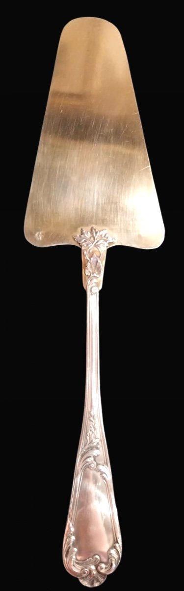 Olier Et Caron, Pie Server In Sterling Silver, 20th Century.-photo-4