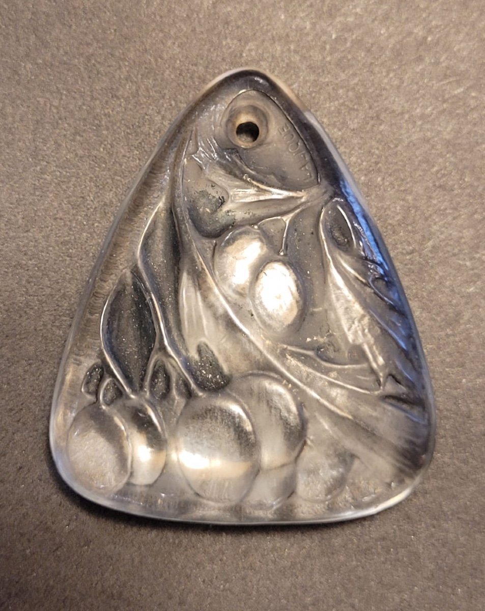 Renée Lalique, Pendentif Sorbier, XXe -photo-2