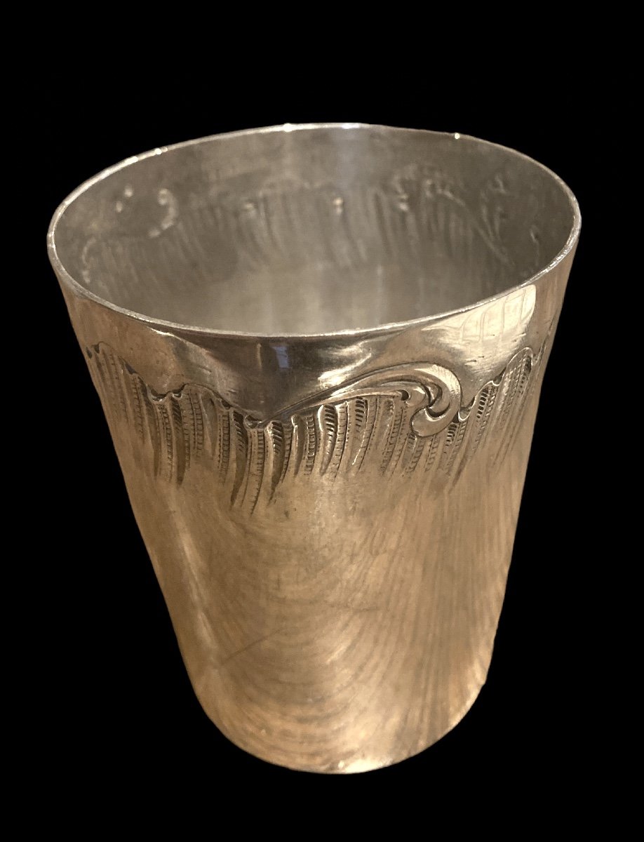 Timpani In Solid Silver By François Labat, Early 20th Century-photo-2