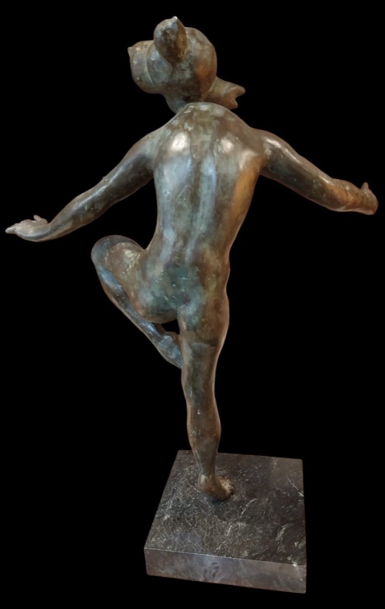 Elbert Weinberg (1928-1991), Bronze With Green Patina, 20th-photo-2