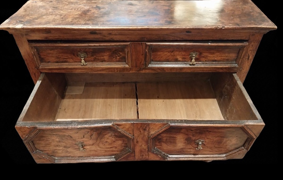 English Renaissance Chest Of Drawers, 17th Century-photo-3