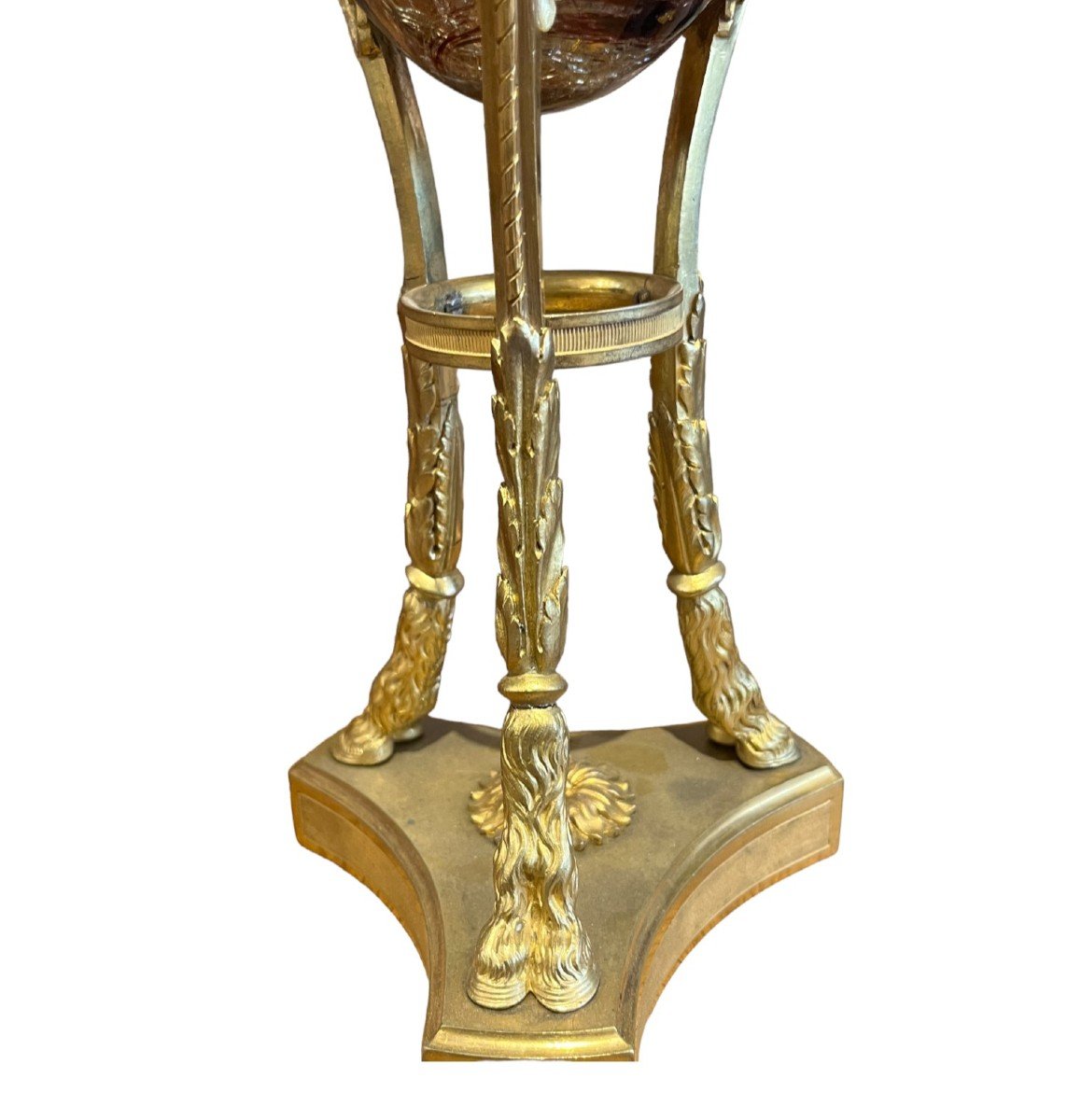 Lamp Base, Rousseau François-eugène (1827-1891) And Leveille Ernest (1841-1913)-photo-1