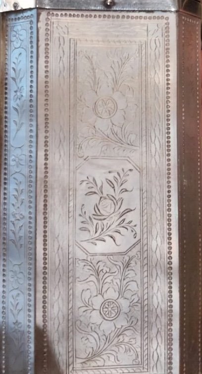 Silver And Mother-of-pearl Case, 19th Century