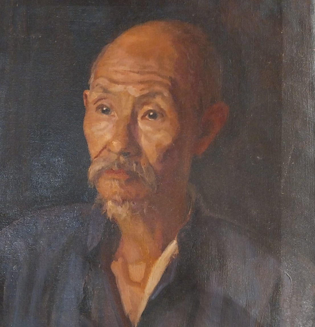 László Or Ladislas Tatz, Oil On Canvas, Portrait Of A Man, 20th.