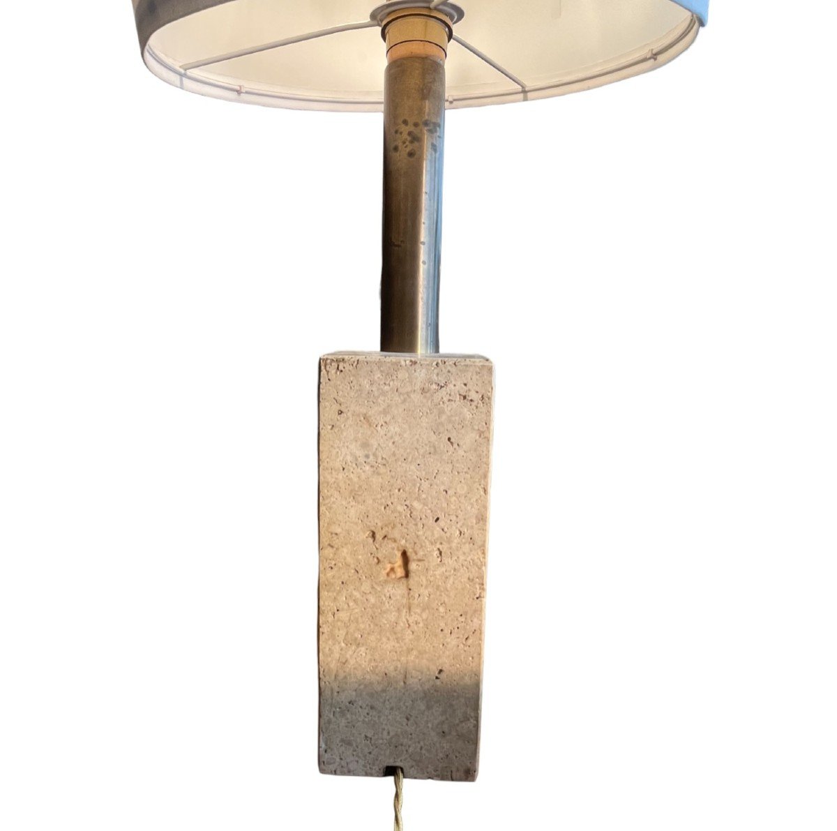 Travertine Lamp, 1970-photo-2