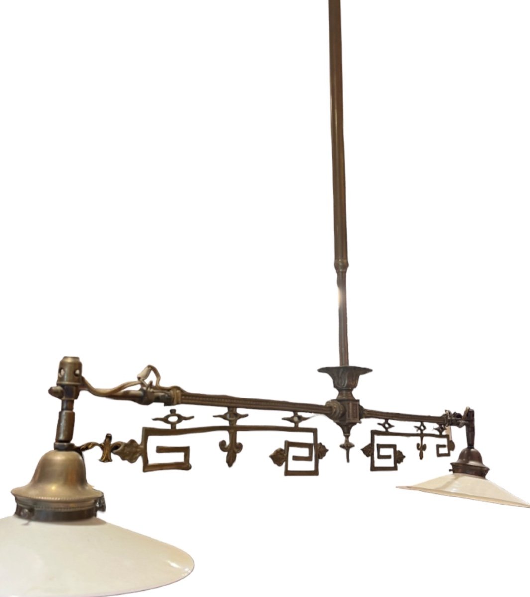 Billiard Chandelier, Late 19th Century-photo-3