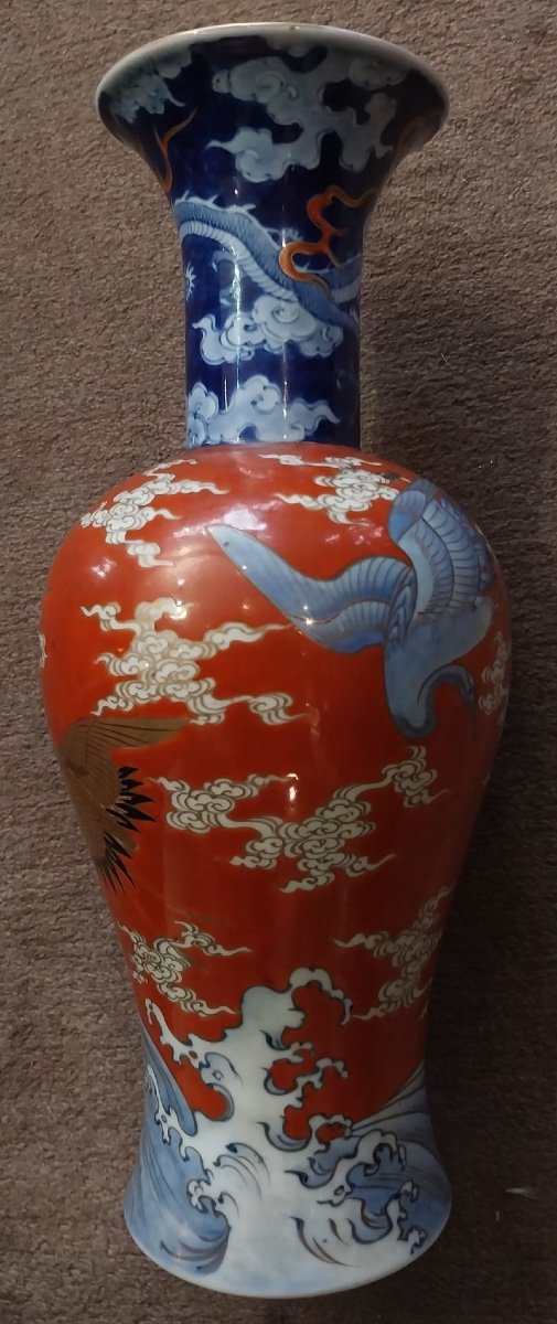 Japanese Porcelain Vase By Fukagawa Seiji, 19th Century.-photo-3