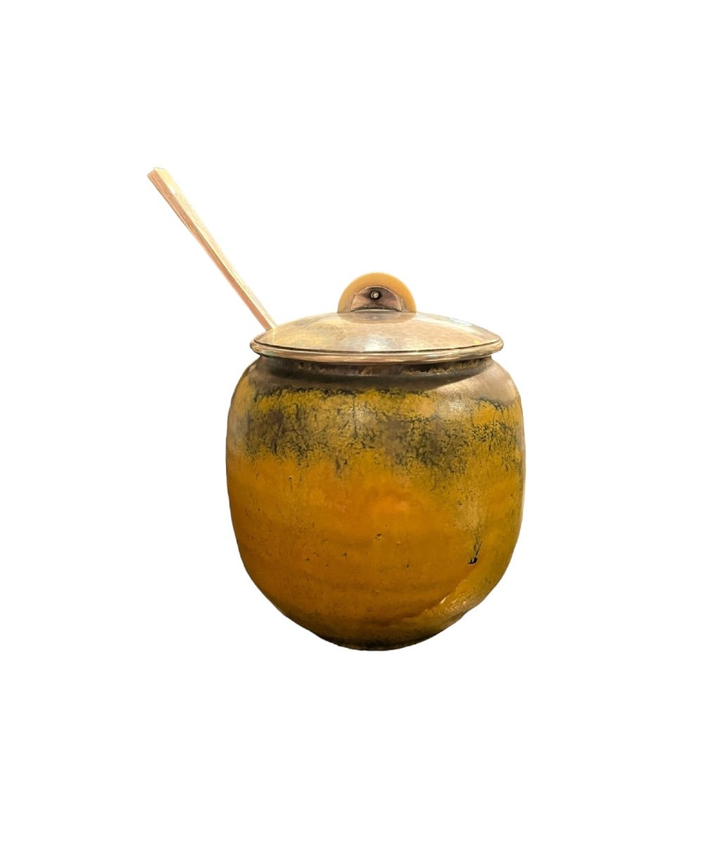 Bode Willumsen And Hans Hansen, Ceramic Sugar Bowl, 20th Century