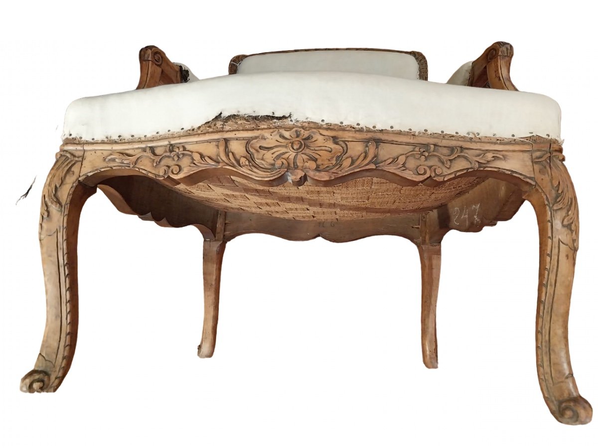 Fauteuil d'époque Louis XV, XVIIIe-photo-5