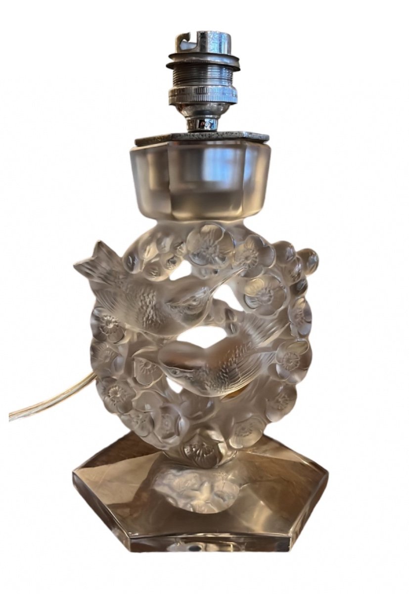 Lalique France, Lamp Base, Tit Model