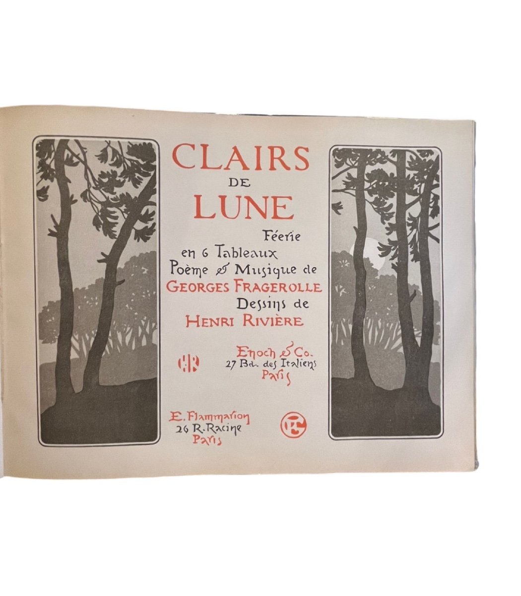 Clairs De Lune, Goerges Fragerolle Et Henri Rivière-photo-3