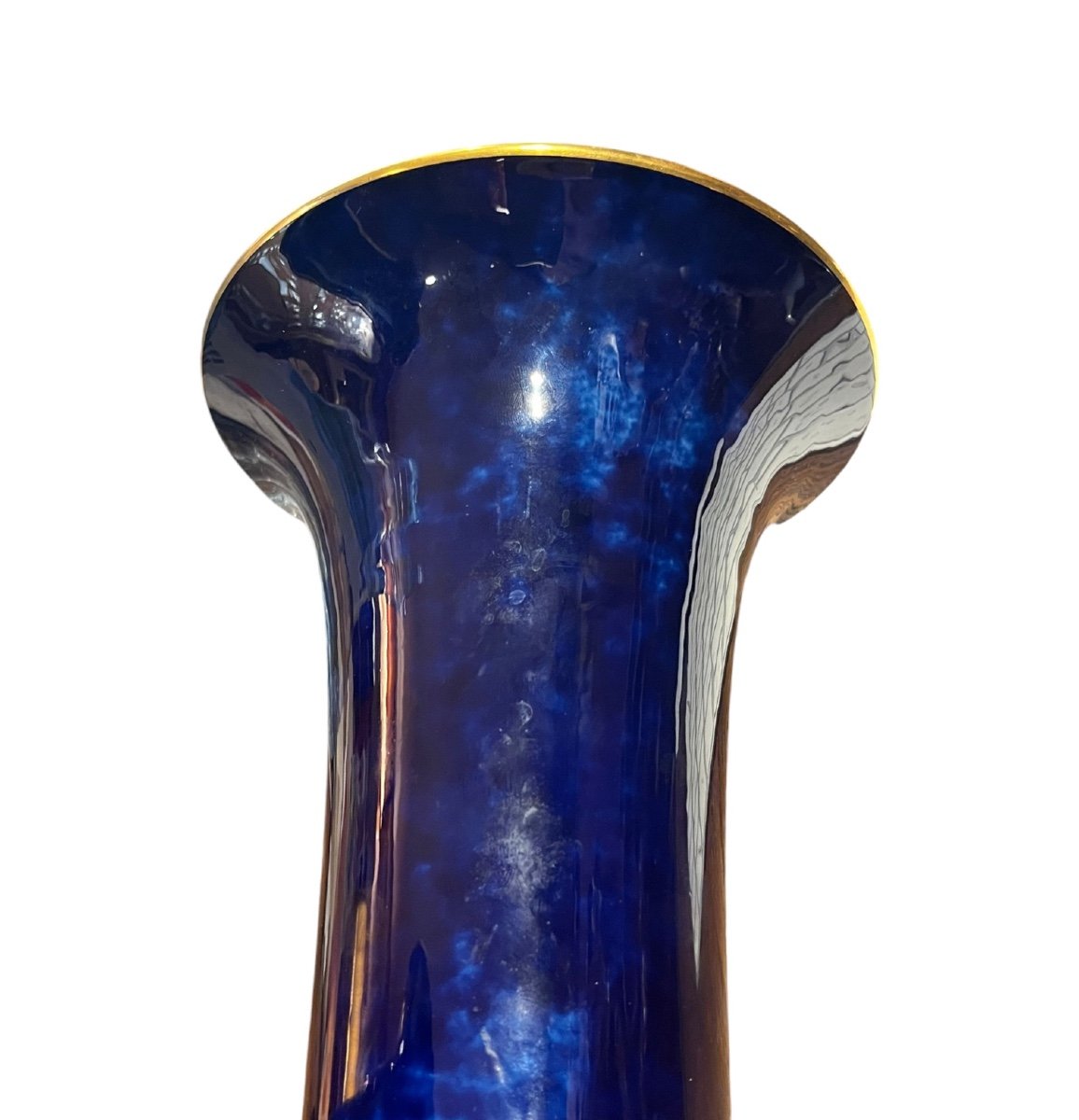 Cornet-shaped Vase, Sevres Porcelain, 1928-photo-2