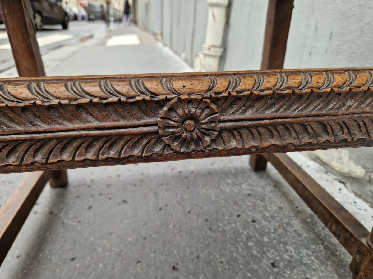 Pair Of Louis XIII Period Armchairs-photo-4