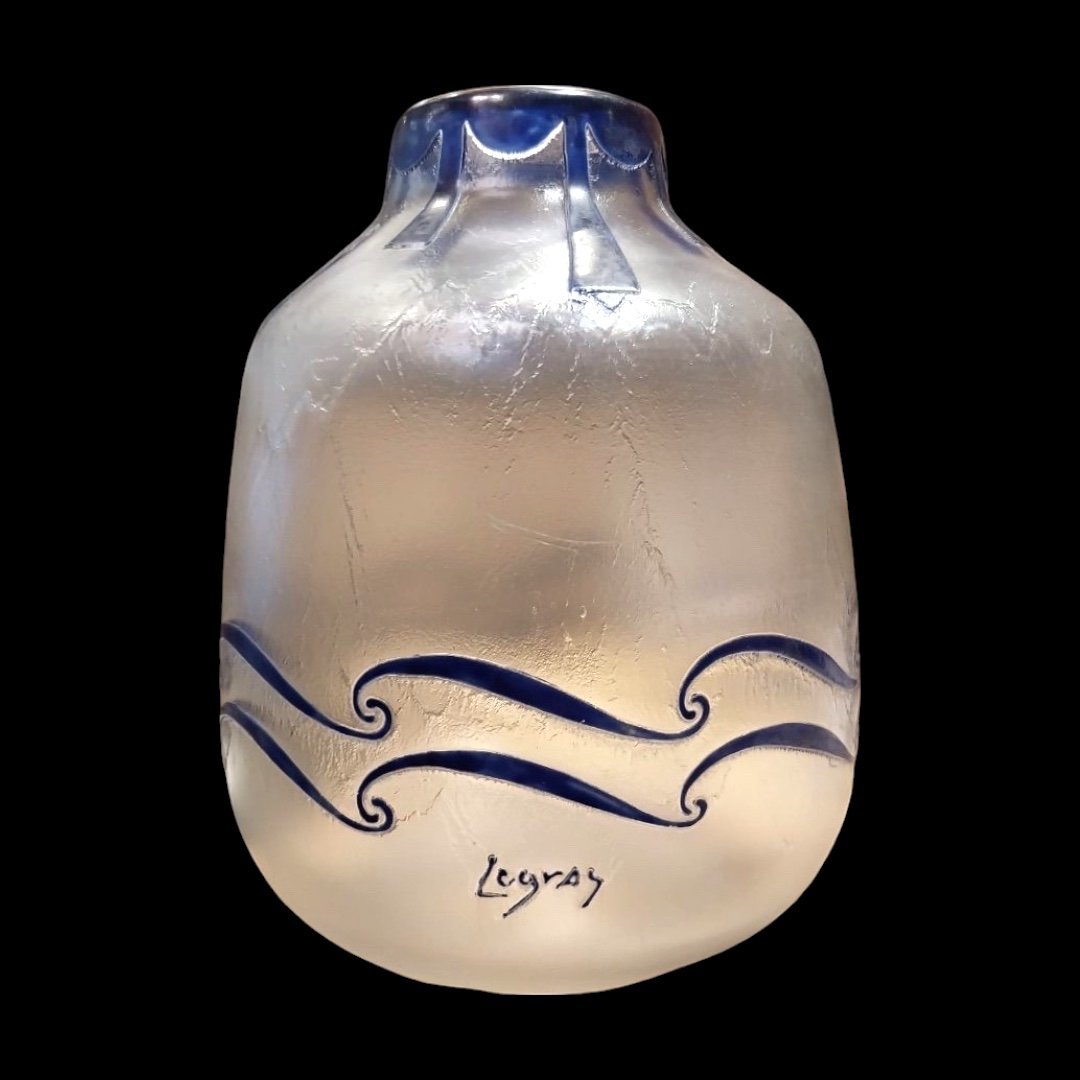 François-Théodore Legras (1839-1916), Vase Art Déco, XXe 