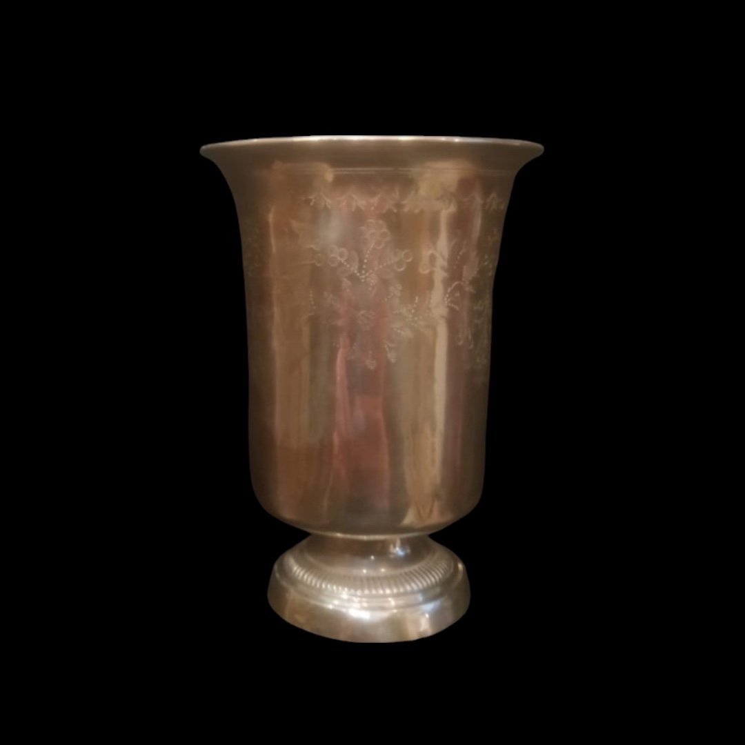 Silver Cup, First Half Of The 19th Century 