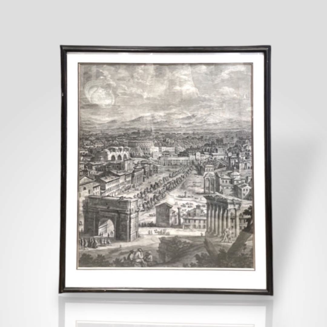 Gravure vue de Rome par Giuseppe Vasi (1710-1782)