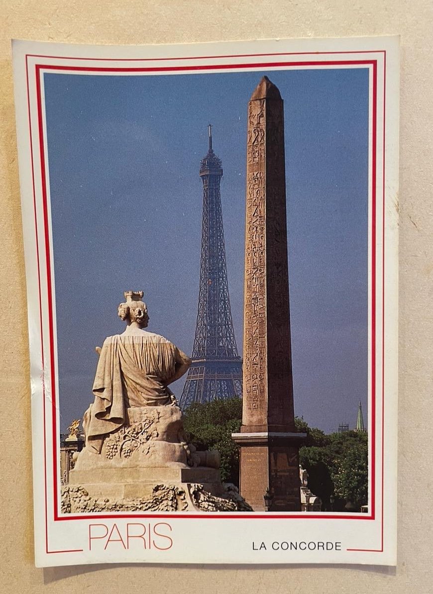 Engraving Egyptian Obelisks, Luxor (thebes), 20th Century-photo-2