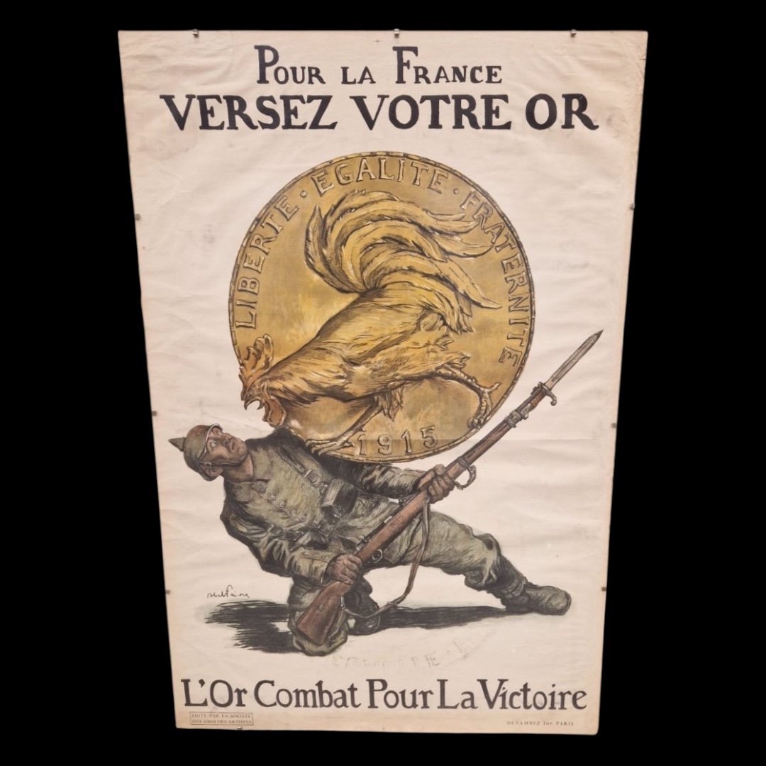 Jules Abel Faivre (1867-1945), 1915 Loan Poster