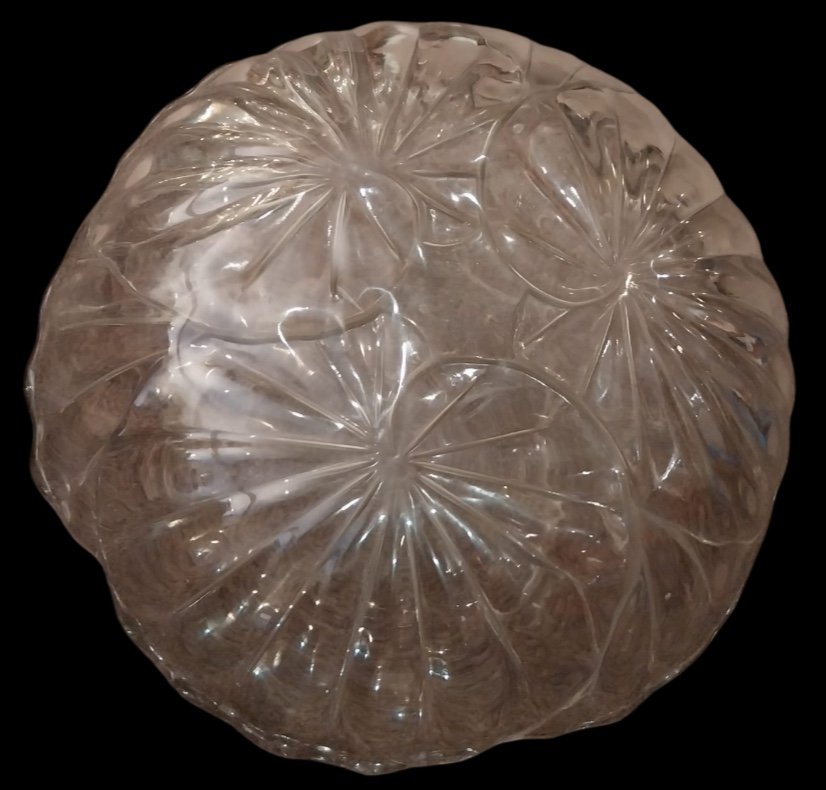 Lalique France, Crystal Cup, Water Lily Model, 20th Century-photo-2