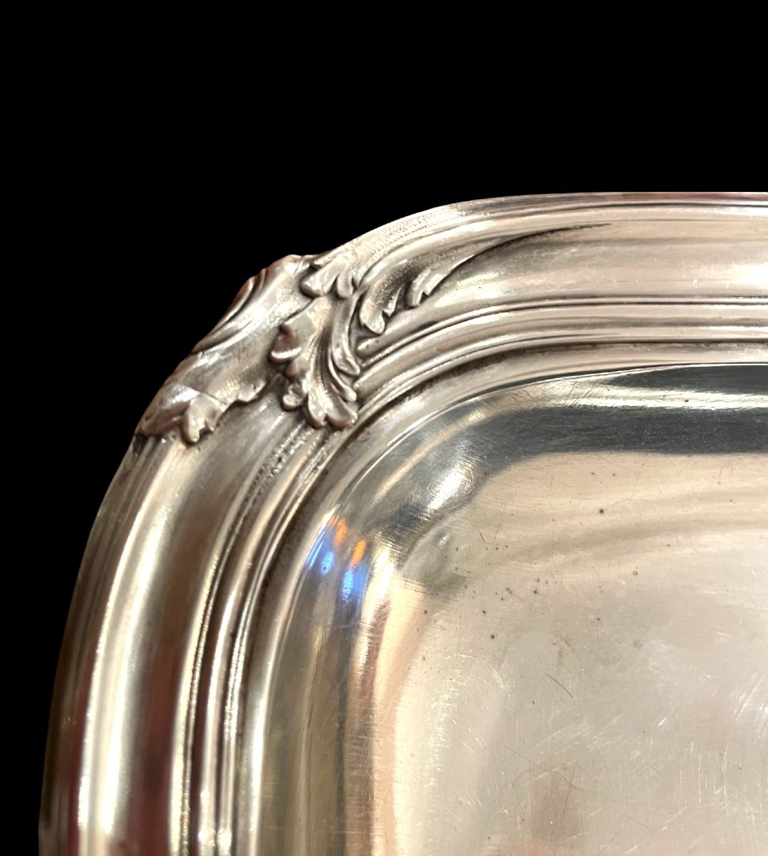 Louis XV Style Solid Silver Tray-photo-2