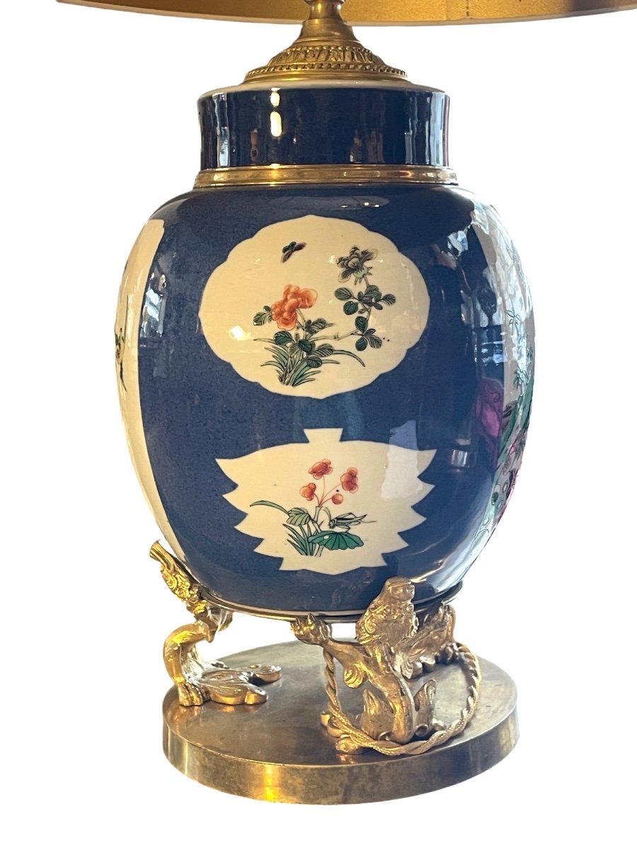 Porcelain Lamp In The Chinese Style-photo-2