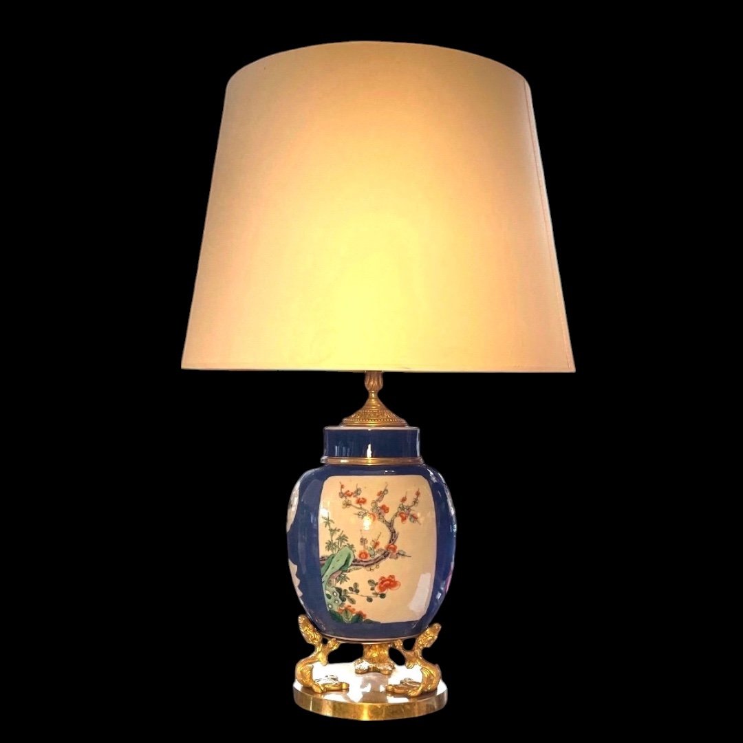 Porcelain Lamp In The Chinese Style